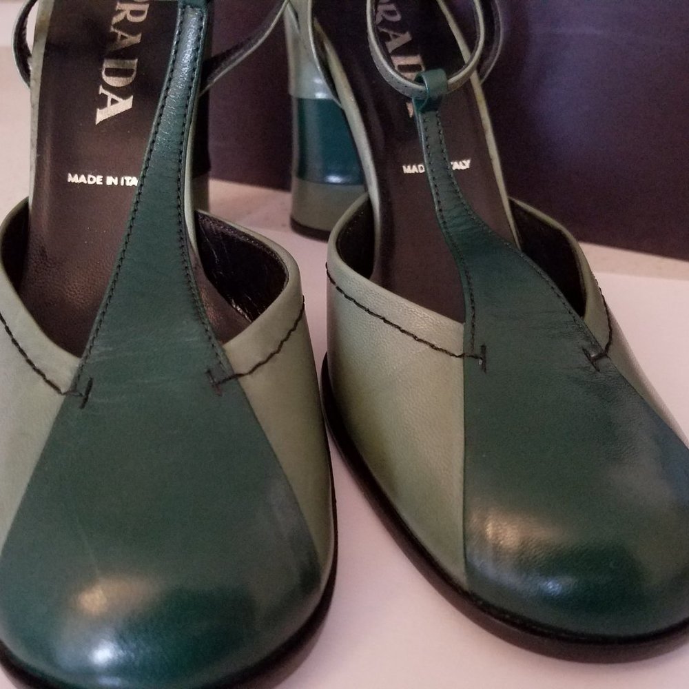 Prada Vintage T-strap Pumps